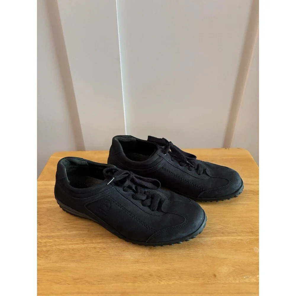 Gabor Rollingsoft Women’s Navy Nubuck Walking Shoes Sneakers Size 5.5 Comfort